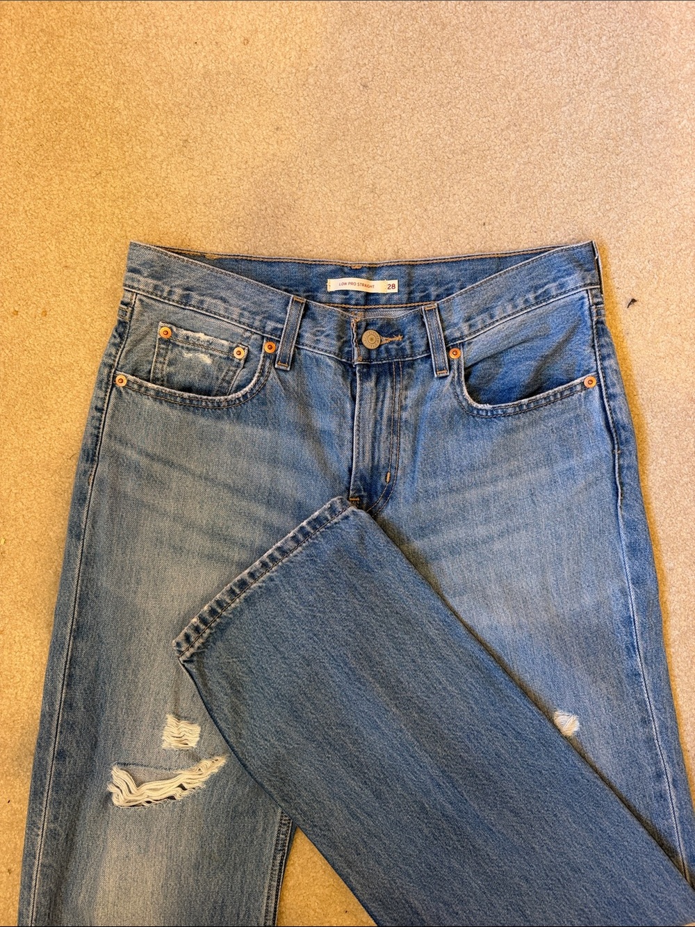 Levi’s Low Pro straight jeans